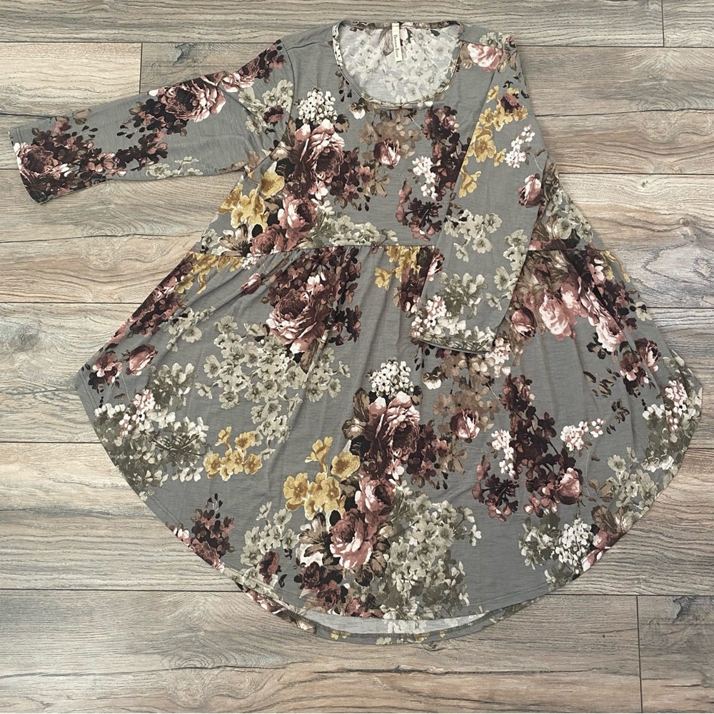 Floral Long Sleeve Tunic
